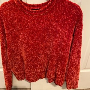 Bright orange/ red sweater